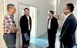 浦東新區(qū)川沙新鎮(zhèn)黨委書記一行蒞臨西寶生物指導(dǎo)工作